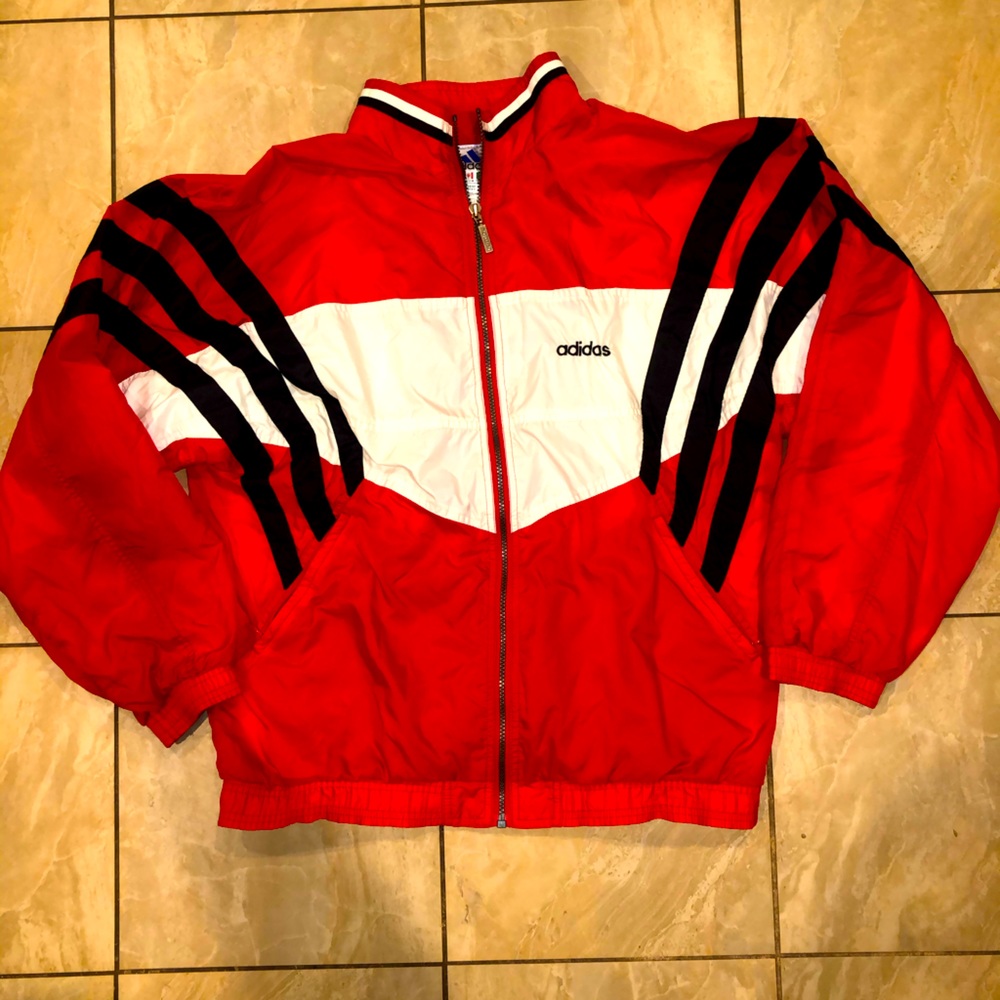 Vintage adidas track suit windbreaker